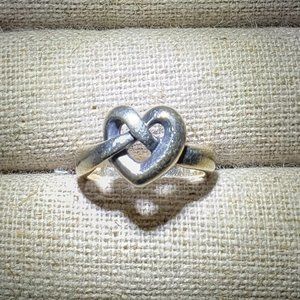 James Avery Sterling Silver Heart Knot Ring